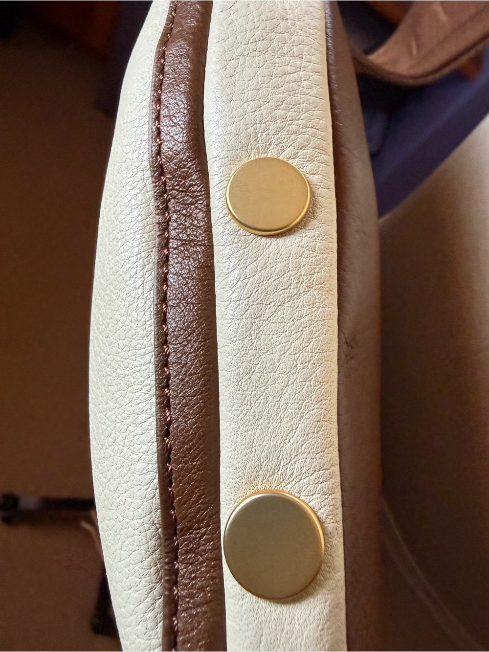 HAMMITT Charles Crossbody Medium in Courtyard Cream/Antique Gold NWOT w/box - Picture 5 of 9